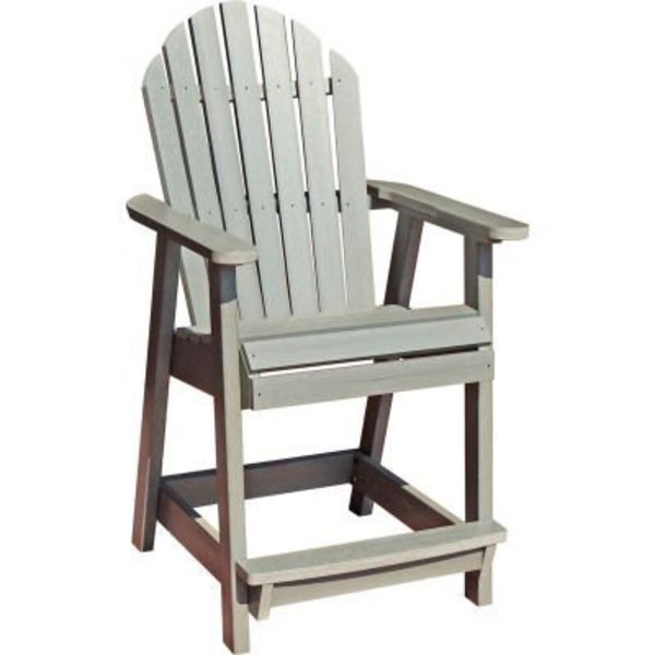 Highwood Usa highwood® Hamilton Counter Deck Chair, Coastal Teak AD-CHCA2-CGE